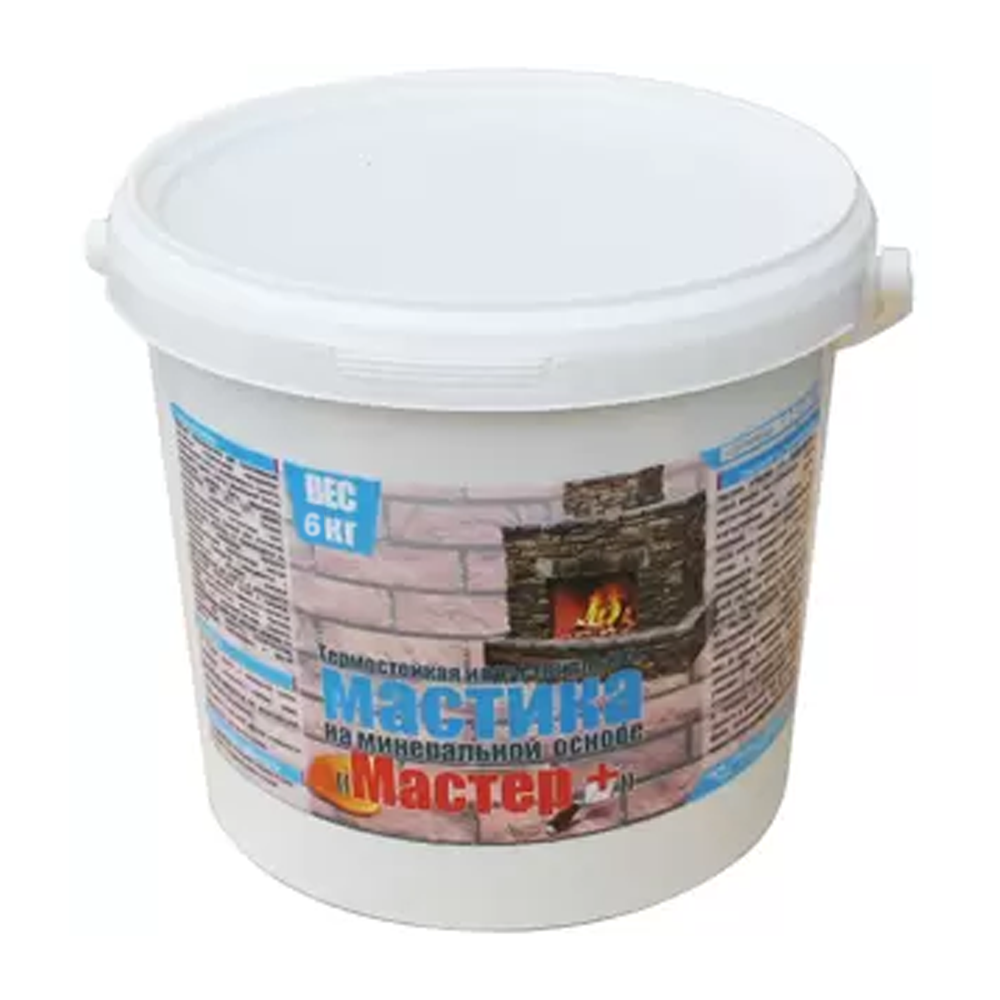 Мастика термостойкая "Мастер+" 6кг