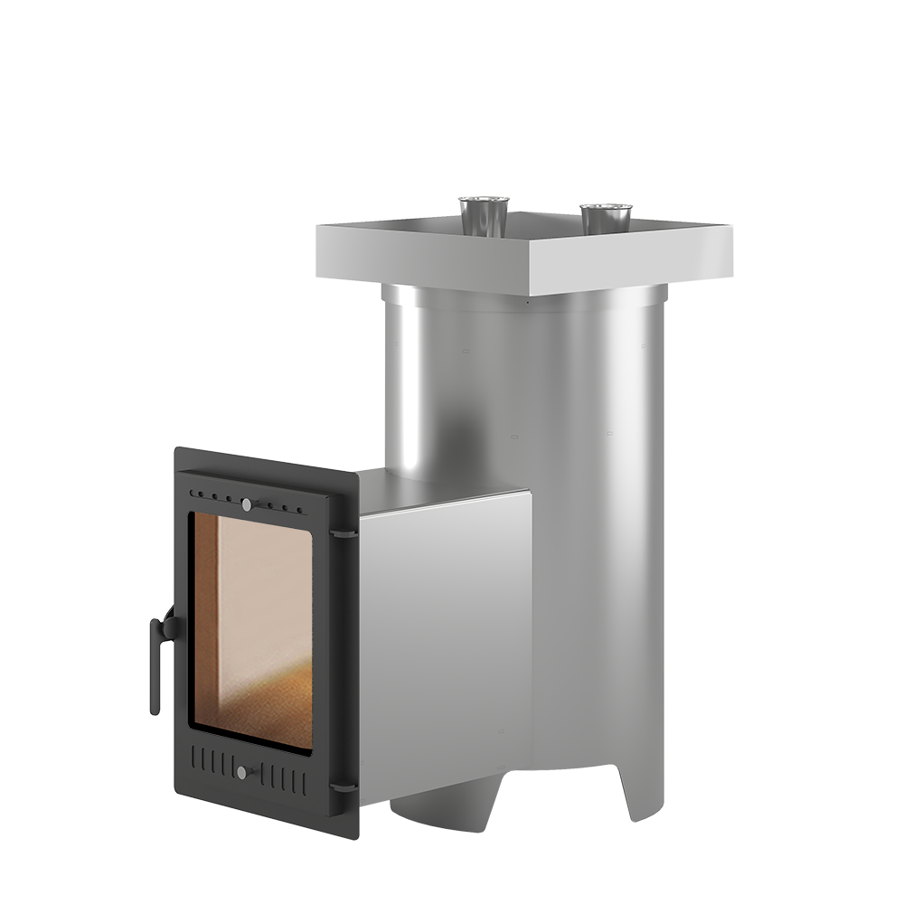 Печь для бани Эверест "Steam Master" 44 INOX (320M) (под обкладку)