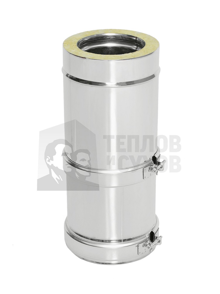 Труба Телескоп Термо L (300-450) ТТТ-Р 316-0.5/304 D200/260 с хомутом