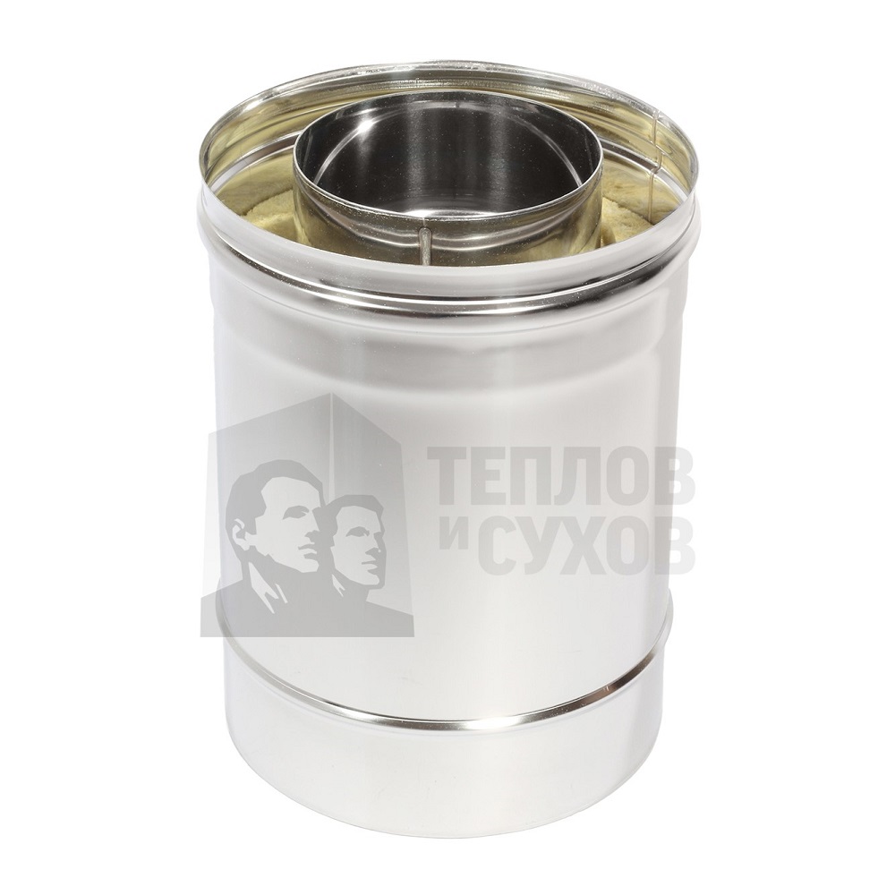Труба Термо L 250 ТТ-Р 304-0.8/304 D180/280 с хомутом