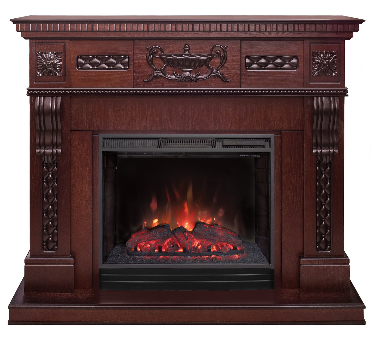 Электрокамин RealFlame Corsica Lux 25,5/26 AO античный дуб с очагом Sparta 25,5 LED