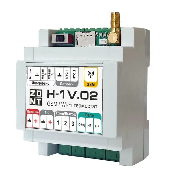 Отопительный контроллер ZONT H-1V.02 — изображение 2