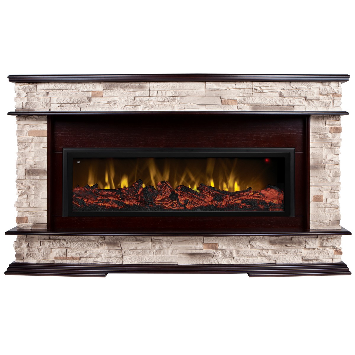 Электрокамин RealFlame Frankfurt 42/BV AO античный дуб с очагом Beverly 1000