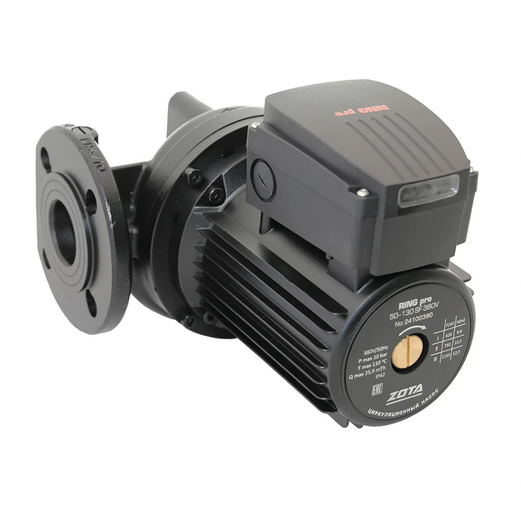 Насос циркуляционный ZOTA RING pro 65-180SF (3 скорости) 380V — изображение 2