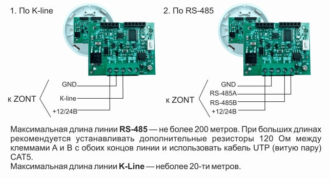 Датчик температуры и влажности комнатный МЛ-779, RS-485 — изображение 2